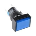 thumbnail image 3 of Interruptor de botón pulsador momentáneo 24 V CC Cola Azul interruptor de botón, 3 of 8