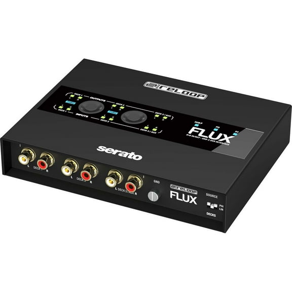 Reloop Flux 6x6 In/Out USB-C DVS Flexible, Robust, and Roadworthy Interface