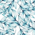 thumbnail image 3 of Blue Leaves Wallpaper Peel-and-Stick - 25"W x 125"H, 3 of 3