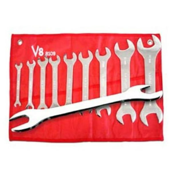 Inc 9 Piece Metric Super Thin Wrench Set