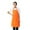 orange, variant on Dmlowu Aprons for Cooking Lightweight Aprons, Water-Defending Adjustable Neck Strap Aprons for Women with Pockets, Tenacious Work Aprons for Men