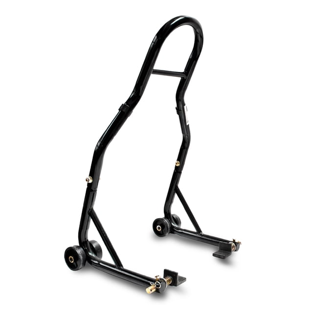Venom SportBike Motorcycle Stand Lift, Rear Wheel Swingarm Paddle Stand, 850lbs Capacity Universal Paddock Lift Jack Stand, L Adapter, Compatible With Most Yamaha Honda Kawasaki Suzuki BMW Motorcycles