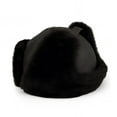 thumbnail image 4 of Leather Aviator Russian Ushanka Trapper Shearling Sheepskin Fur Ear Flap Winter Hat, Chocolate Brown, M, 4 of 7
