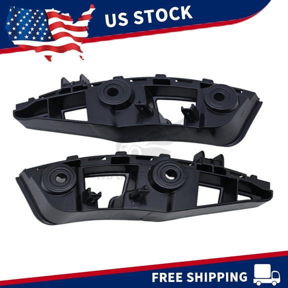 Pair Front Bumper Cover Support Brackets for 2015-2018 VW Jetta