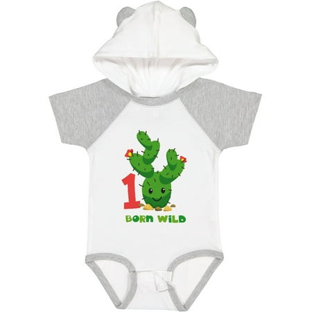 

Inktastic Cute Cactus 1st Birthday Gift Baby Boy or Baby Girl Bodysuit