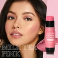 thumbnail image 1 of Tax Free Weekend Naittoop Multi Cream Blush Stick with Brush Lightweight Long-lasting Easy To Use 2 In 1 Multi Stick Blush for Cheeks Lip Tint Eyeshadow Makeup, 1 of 2