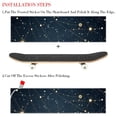 thumbnail image 2 of Constellation Skateboard Stickers Pack of 2 Emery PVC 8.8x32.6in/22.4x83 cm - Decal Accessories Kit, 2 of 5