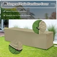 thumbnail image 5 of 8 Pieces Patio Space-Saving Rattan Furniture Set with Storage Box and Waterproof Cover,Outdoor Sectionals, 5 of 10