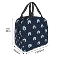 thumbnail image 2 of Naloa Wolf And Moon Print Lunch Box for Women Men,Insulated Lunch Bag,Lunchbox,Thermal Leakproof Cooler,Reusable Lunch Tote Bag for Work School Travel Picnic, 2 of 7