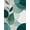 Teal, Pattern 4, variant on ODIKA 4' x 6' Machine Washable Non-Slip Area Rug, Contemporary Oval High Traffic Rug, Beige, 121828