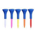 thumbnail image 1 of EeaseCA 5pcs 5.4cm T154 Professional Tee Plastic Horn Tee Accessory Training Aids (Assorted Colors), 1 of 7