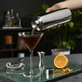thumbnail image 5 of Viski Element Stainless Steel Cocktail Shaker, Home Bar Gifts, 24oz, Silver, 5 of 8