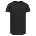 thumbnail image 1 of Build Your Brand Mens Shaped Long Short Sleeve T-Shirt, 1 of 3