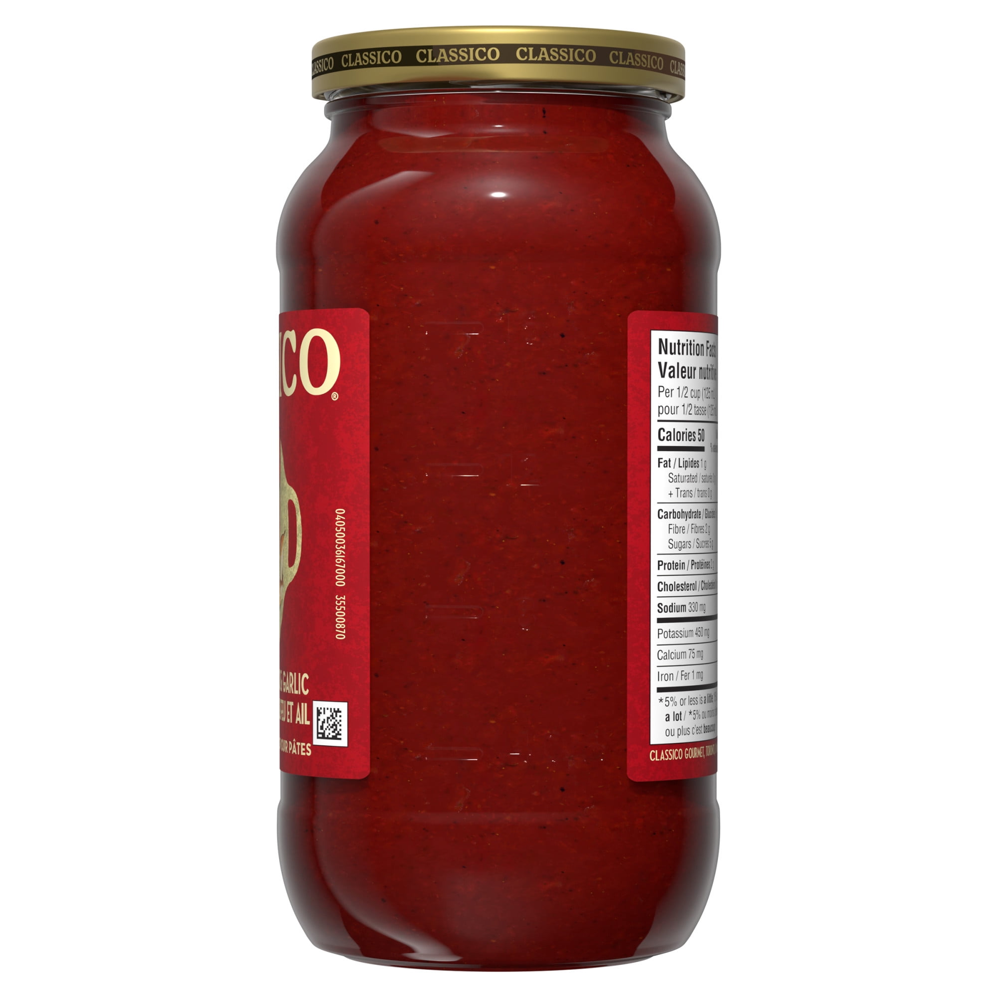 Classico Fire Roasted Tomato Garlic 600ML, Spreads, Classico Fire Roasted Tomato Garlic 600ML