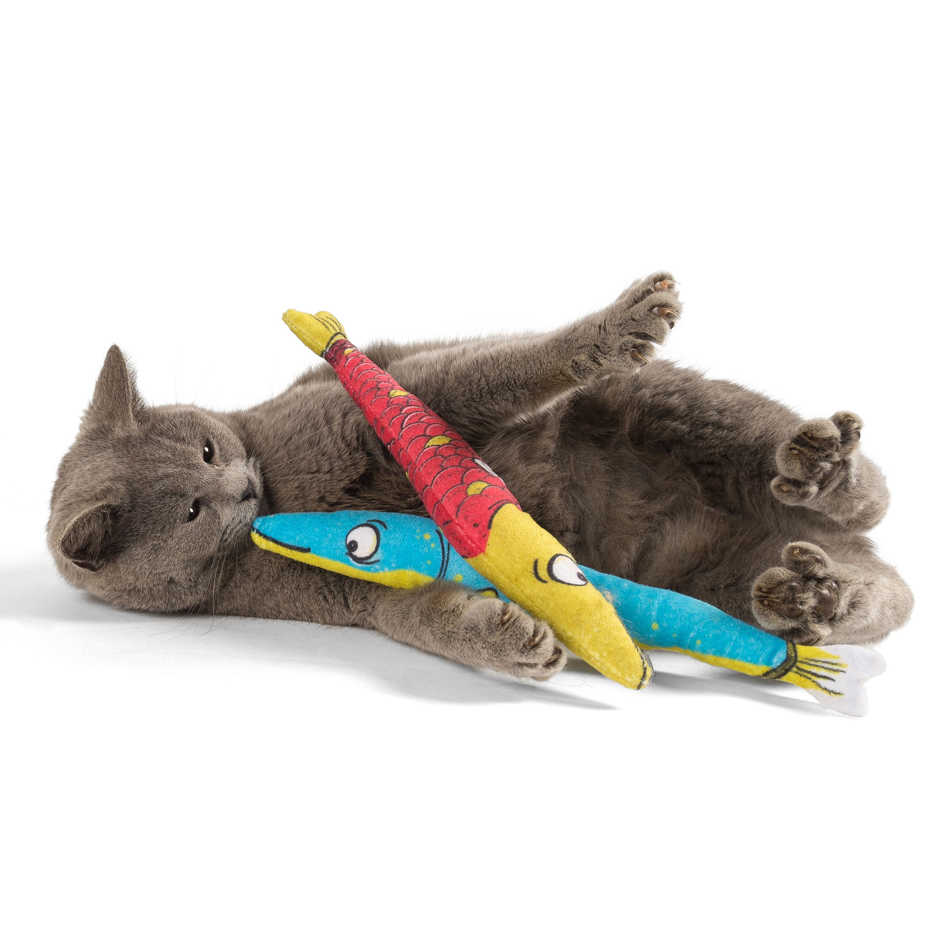 Twin Critters Silvervine Sardines Catnip Cat Toy