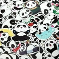 thumbnail image 4 of Wrapables Waterproof Vinyl Stickers for Water Bottles, Laptop, Phones, Skateboards, Decals for Teens, 100pcs, Panda, 4 of 7