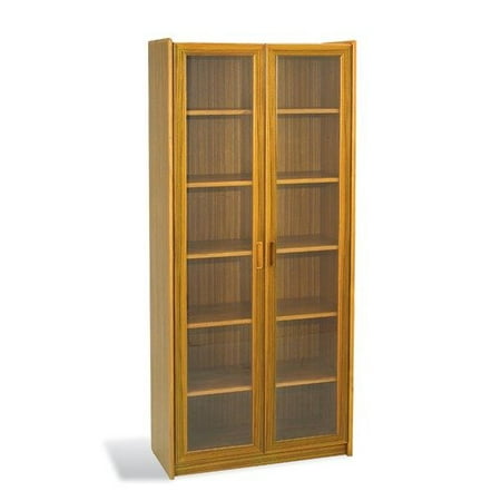 The Ergo Office Mid Century Danish Bookcase with Glass 