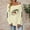 Beige, variant on Women's Sweatshirts Rugby Graphic Print One Shoulder Relax Fit Pullover Long Sleeve Winter Fall Tunic Fashion Y2K Tops