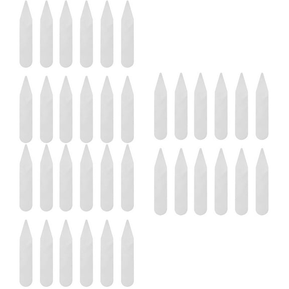 Set of 3 Plastic Collar Stay Shirt Holder Link Support Strip Man