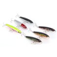thumbnail image 1 of 6 Uds., Se?uelo de Pesca con L¨￠PIZ, Se?uelos Duros de Pl¨￠Stico Minnow para Trucha, Lubina, Lucioperca, Kit de Se?uelos, Pesca de Agua Salada Y Dulce Pescar Octpeak No, 1 of 7