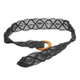 thumbnail image 5 of YooGuoGuo New Fashion Wide Bohemian Belts for Women Round Wood Buckle Woven Braided Rope Belt Female Casual Crochet Boho Dress Waistband, 5 of 6