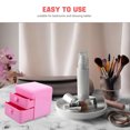thumbnail image 3 of CHICHUMID Girls Jewlery .8X10X10In Pink Square Abs Material With Drawer Design For Bedroom Vanity Table 1Pcs, 3 of 8