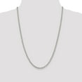 thumbnail image 2 of 925 Sterling Silver 3mm Square Spiga Chain 18 Inch, 2 of 7