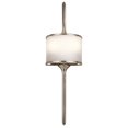 thumbnail image 2 of Kichler 43375NBR Mona 2 Light Halogen Wall Sconce in Natural Brass, 2 of 7