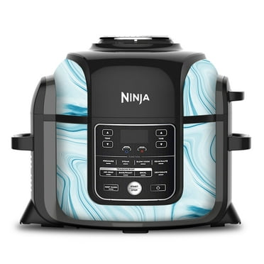 Skin Wrap for Ninja Foodi 6.5 Quart QT Accessories Cover Sticker | Wraps fit Ninja Foodi 6.5 Quart QT Mdl: OP302 107 | Blue Geode Swirl