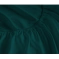 thumbnail image 6 of 800 Thread Count 100% Egyptian Extra Long Staple Cotton Sheet Set, 4 Pc Set, Sateen Weave, Hotel Collection Soft Luxury Bedding, Fits Upto 15" Inch Deep Pocket (Teal Solid, California King Size), 6 of 8