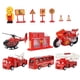 thumbnail image 4 of Simulación de ingeniería, coche de bomberos, juguete de transporte, modelo de vehículo educativo para niños, 4 of 14
