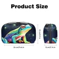 thumbnail image 5 of Frog Hard Drive Case Travel Bag Cord Charger Organizer for Purse - Waterproof Oxford Cloth Digital Electronics Storage Protection - 5.9x9.44x3.14 in, 5 of 6