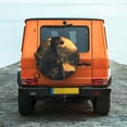 thumbnail image 6 of Naloa Sunset Meditating Doberman PVC Leather Spare Tire Wheel Cover for Car Truck SUV Camper Trailer Universal Fit many size17 inch, 6 of 6