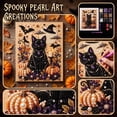 thumbnail image 2 of 2026 Pearl Diamond Art Kit, Gothic Halloween DIY Bead Art Set, Great Handmade Gift for Craft Lovers and Holiday Party Favors (CatB), 2 of 7