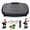 Black, variant on SLIMKEEPER Vibration Plate Exercise Machine for Home Fitness & Whole Body Workout, 330 Lbs Capacity, with 2 Loops, 5 Resistance Bands & Remote Control