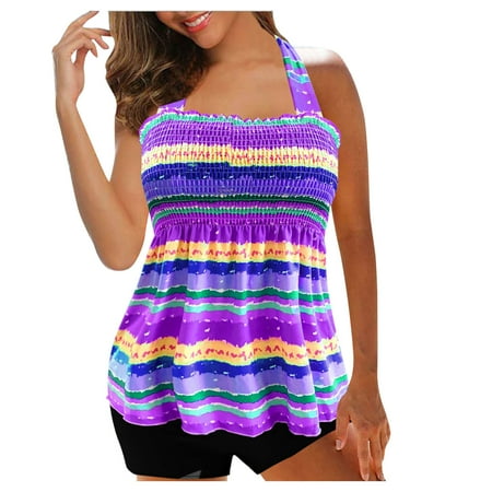 

Large Split Bikini Beach Digital Women s Suspender Swimsuit Print Set Swimwears Tankinis Set Long Skirt Set Womens Bathing Suit Swimming Bra for Women Cute Rompers for Women Sporty Swim Suit Tops