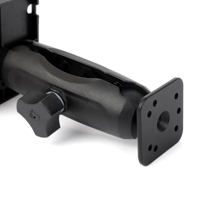 IBOLT 25mm Universal Fish Finder Mount – Composite, AMPS Pattern, 3.75-Inch Arm For Garmin & Lowrance