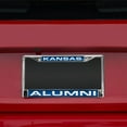 thumbnail image 3 of Kansas KU University Alumni Chrome Metal (Set of 2) Laser Cut License Plate Frames, 3 of 6