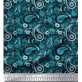 thumbnail image 1 of Soimoi Silk Fabric Floral & Paisley Print Fabric by Yard 42 Inch Wide, 1 of 5