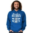 thumbnail image 5 of Breaking Records And Hearts Funny Hoodie Sweatshirt Women Men Brisco Brands X, 5 of 6