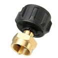 Brass Propane Refill Adapter Gas 1Lb Cylinder Tank Coupler Heater BBQ