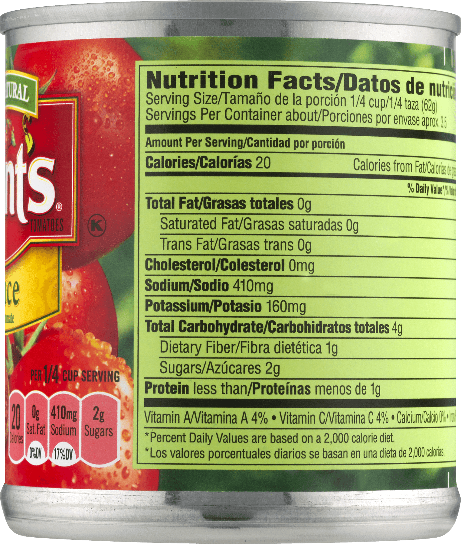 Hunts Tomato Sauce Nutrition Data – Runners High Nutrition