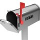 thumbnail image 5 of 2Pcs Mailbox Flag Replacement Metal Mailbox Flag Replacement Kit Red Flag for Mailbox, Outside Mail, 5 of 5