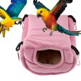 thumbnail image 2 of Windproof Warm Parrot Nest Plush Hammock Hanging Swing Bed Cave for Pet Bird (S), 2 of 4