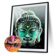 thumbnail image 1 of Cuadros Decorativos Cabeza de Buda 5D DIY Kits de pintura de diamantes Taladro redondo completo Decoración de pared (sz2792) Ehuebsd embutido en tela, 1 of 8
