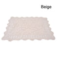 thumbnail image 6 of Cogfs Handmade Crochet,Tablecloth Cotton Lace Rectangular Table Placemat Sofa Doilies 40x60cm Beige, 6 of 9