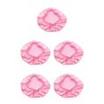 thumbnail image 2 of Qarigey Gorros Gorro para dormir de quimioterapia de una sola capa Turbantes Cubierta para la cabeza Rosa Rosa 5piezas, 2 of 6