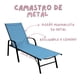 thumbnail image 2 of Camastro Reclinable Metálico Textileno Azul Jardín Alberca Terraza, 2 of 5