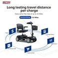 thumbnail image 2 of Compact Mobility Scooters for Senior, uhomepro Mobility Scooter w/ Headlight, Spring Suspension, Anti-Tip Wheel, Tilt Adjustable, Electric Wheel Chair for Elderly, 265LBS, Q14930, 2 of 11