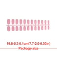 thumbnail image 4 of 1 Set Glue on Nails Medium Length Files Press on Decorations Stick Full Cover Wraps Art Decals Artificial Beauty Tool Manicure Kit Decorations 6, 4 of 6